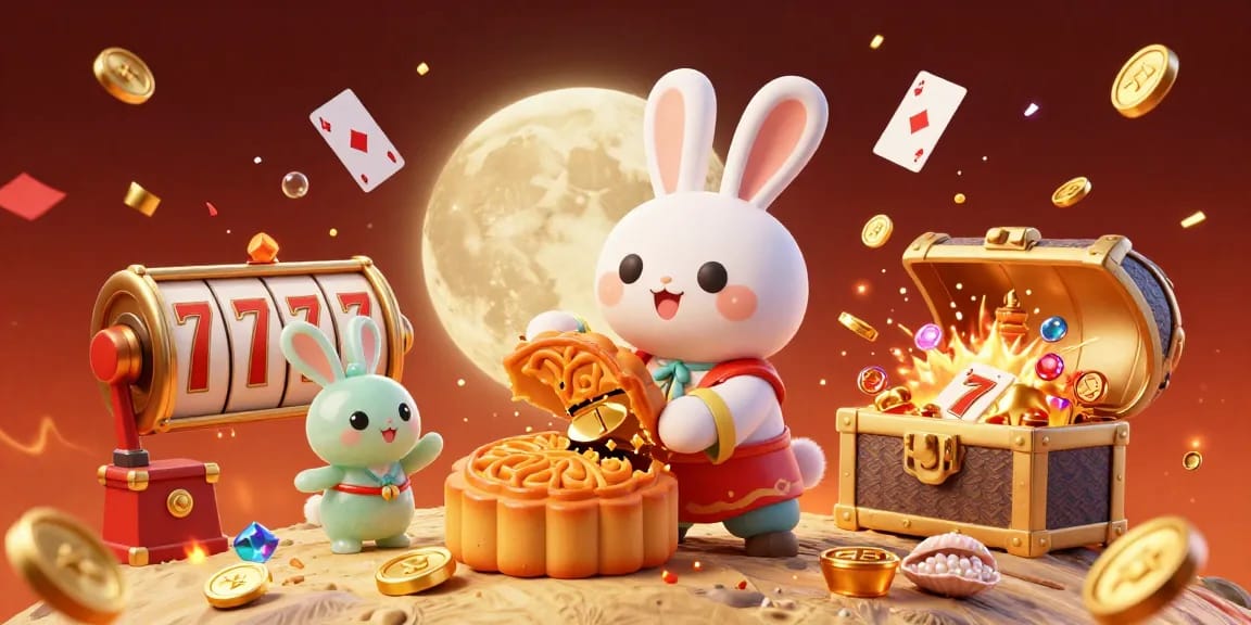 Engage with top games at australianonlinecasino, featuring a moonstruck casino scene with vibrant characters.