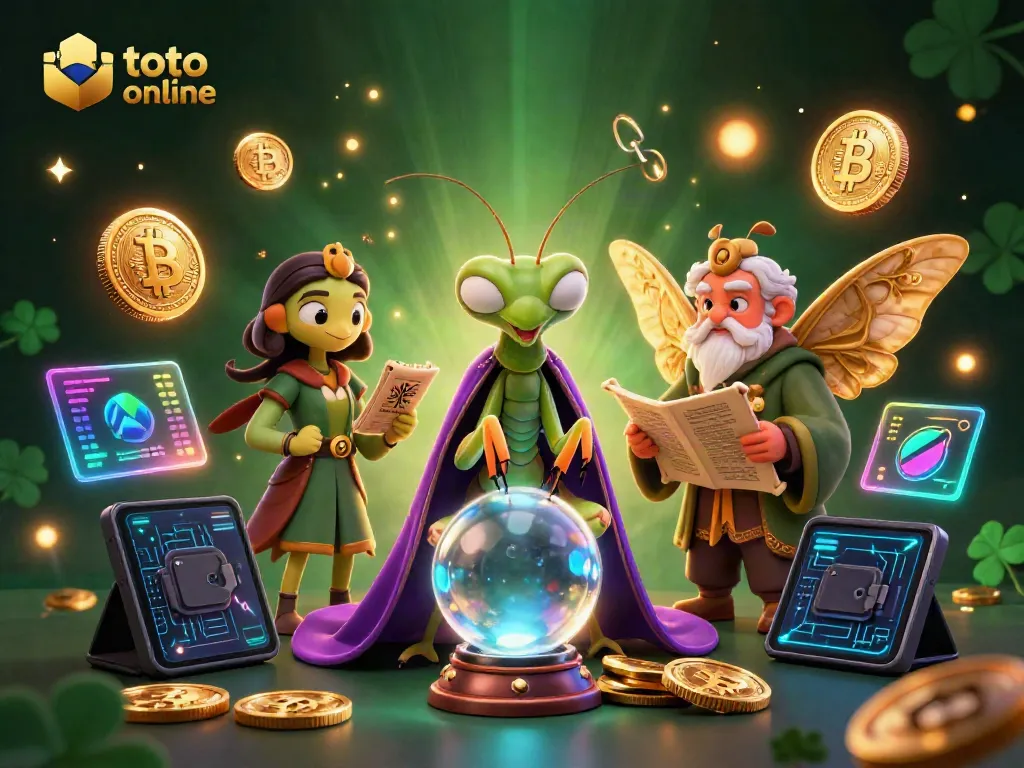 Engage in exciting toto online betting adventures amidst mystical characters and crypto elements.